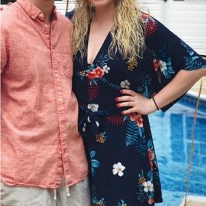 ⭐️EXPRESS FLORAL ROMPER SIZE LARGE